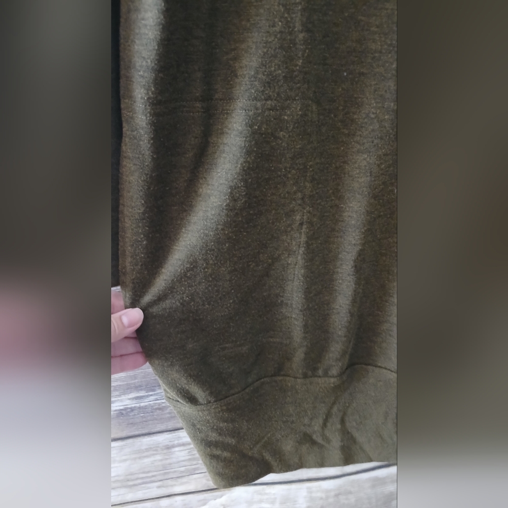 Prana Olive and Brown Knit Dress, Size S - Picture 11 of 11